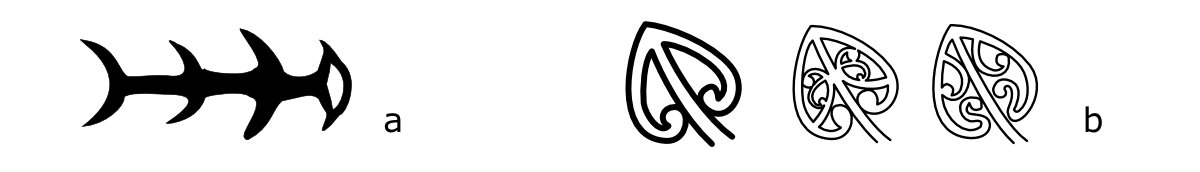 Marquesan hammerhead shark tattoo motif