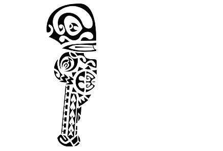 Tiki mere Tahitian tattoo