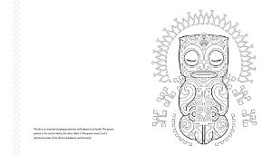 Polynesian tiki design