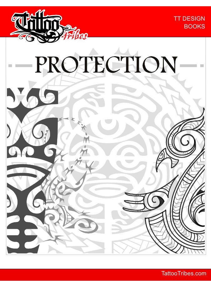 Free Ebook Cover: Protection Polynesian tattoos