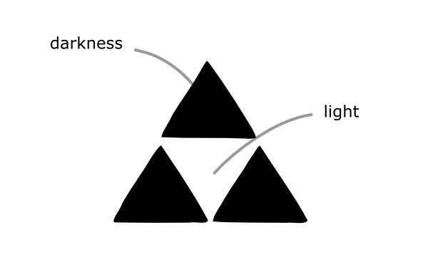 L&omacr;kahi symbol light from darkness