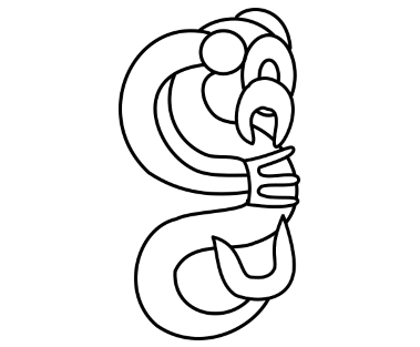 Polynesian tattoo protection symbols