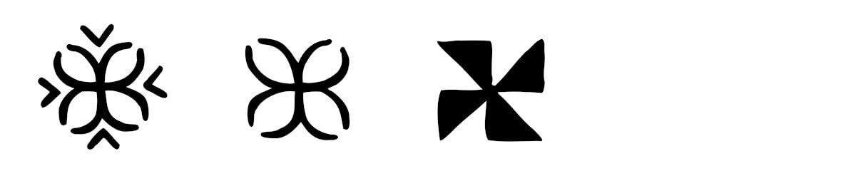 Samoan tattoo manulua symbol