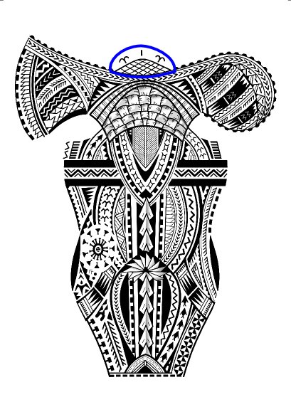 Contemporary Marquesan male tattoo