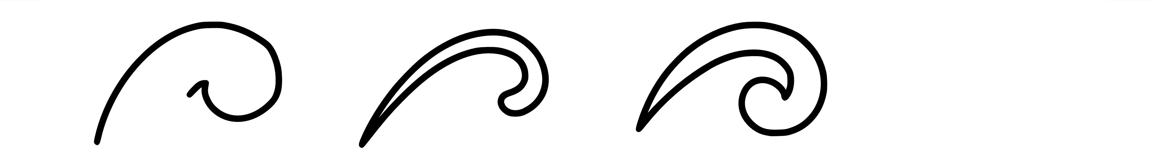 Simple koru patterns